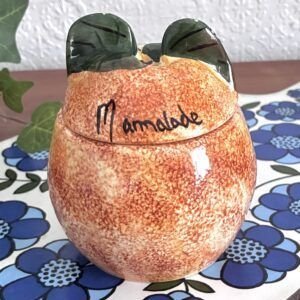 Vintage Ceramic Marmalade Preserves Pot Toni Raymond 1970s Image
