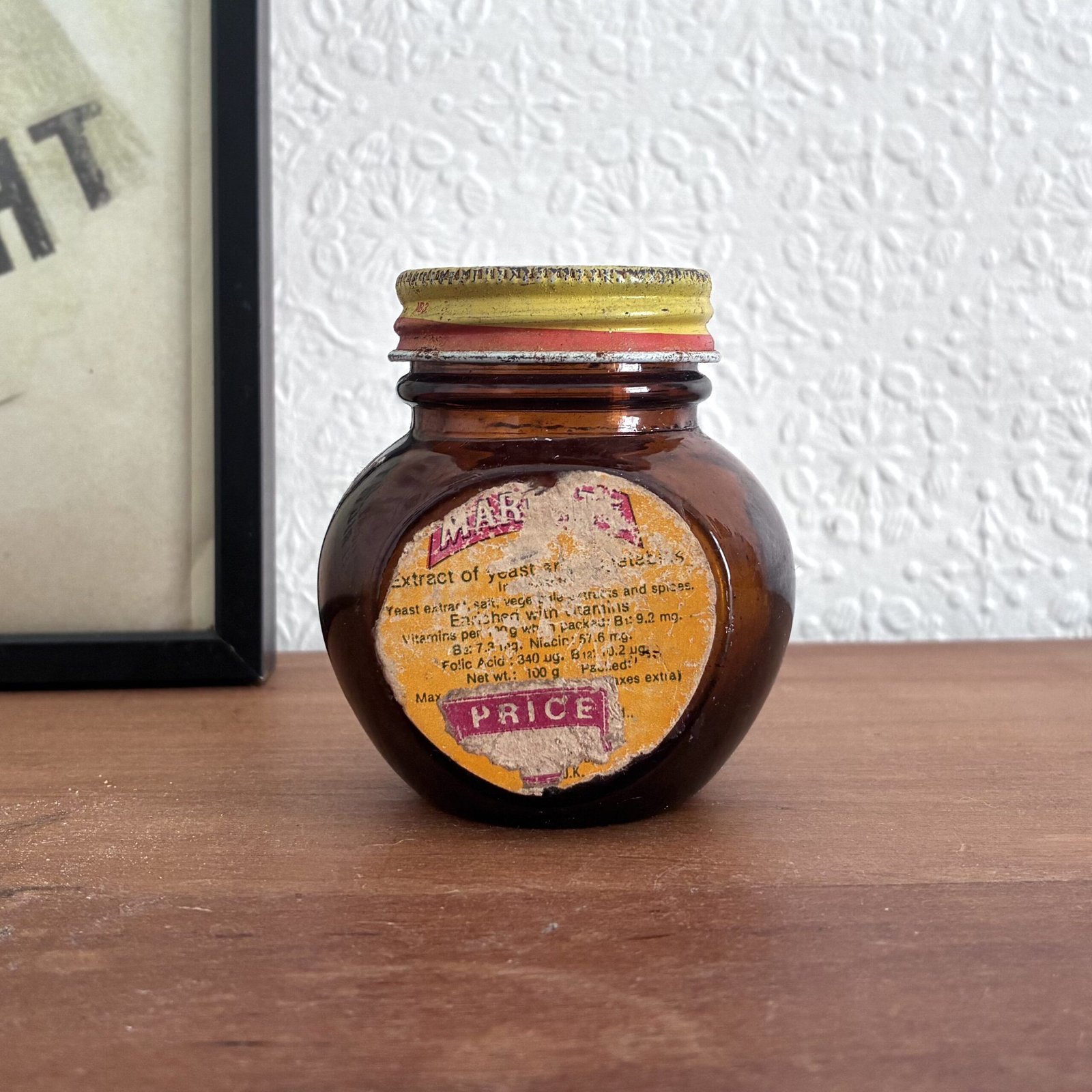 Vintage Marmite Jar 227g Original With Labels 60s 70s - Image 5
