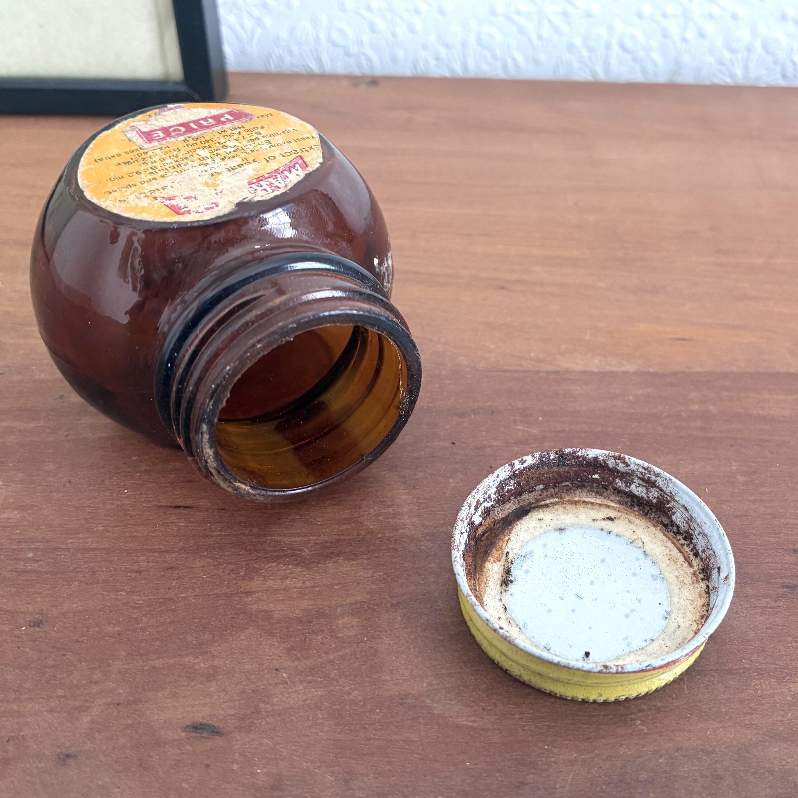 Vintage Marmite Jar 227g Original With Labels 60s 70s - Image 4