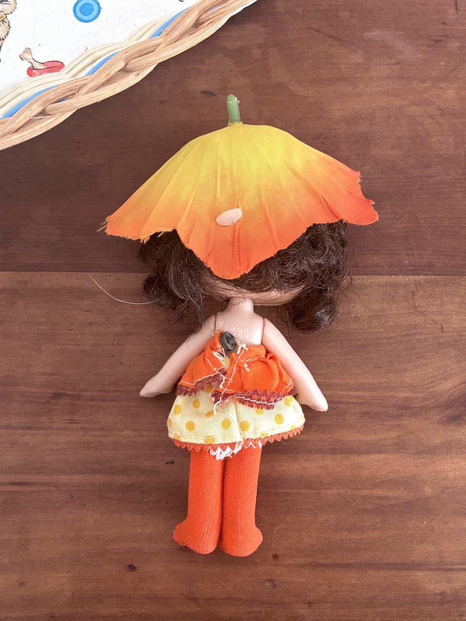 Vintage 1980s Strawberry Shortcake Orange Blossom Clone Doll Hong Kong - Image 3