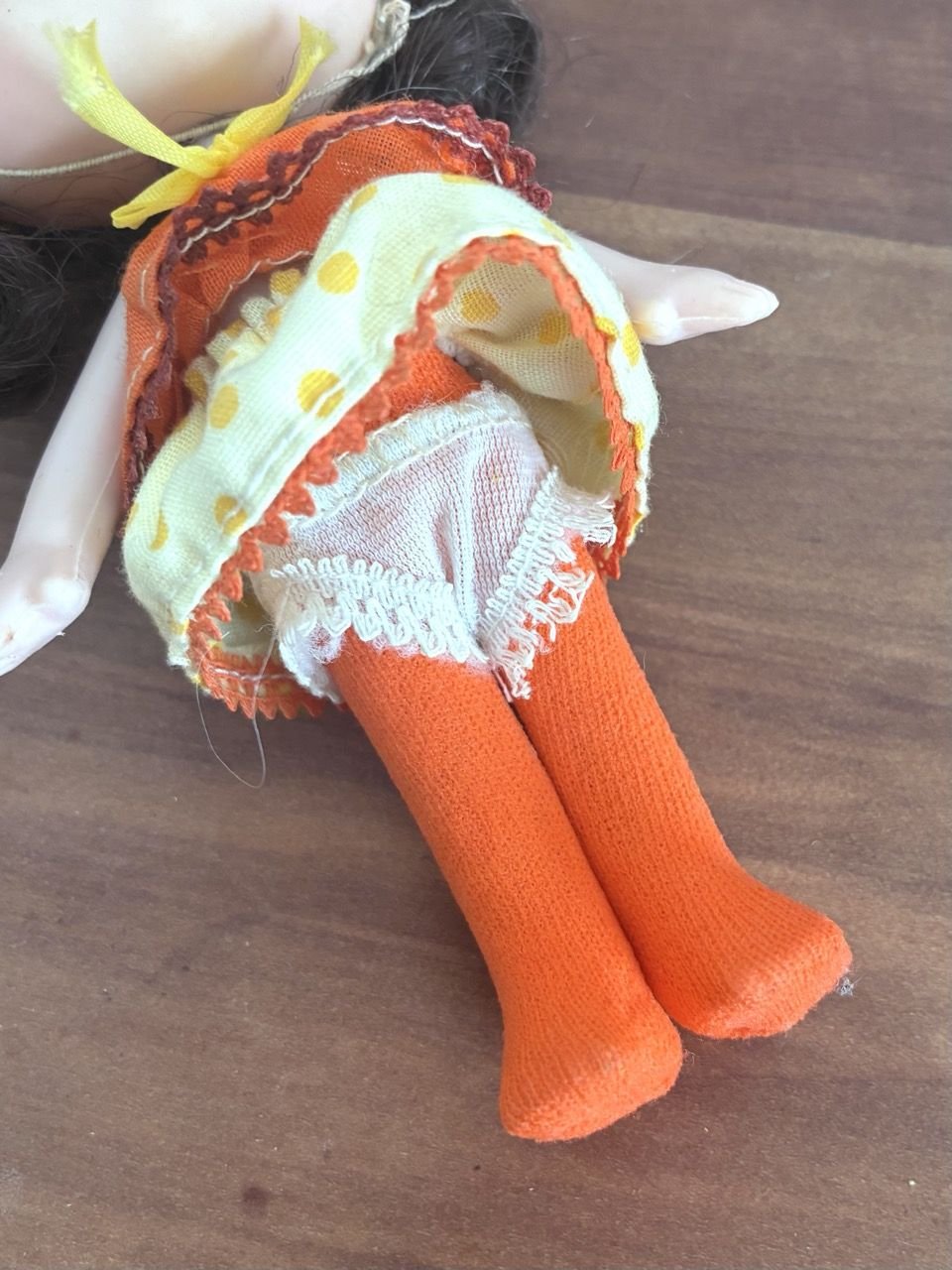 Vintage 1980s Strawberry Shortcake Orange Blossom Clone Doll Hong Kong - Image 4