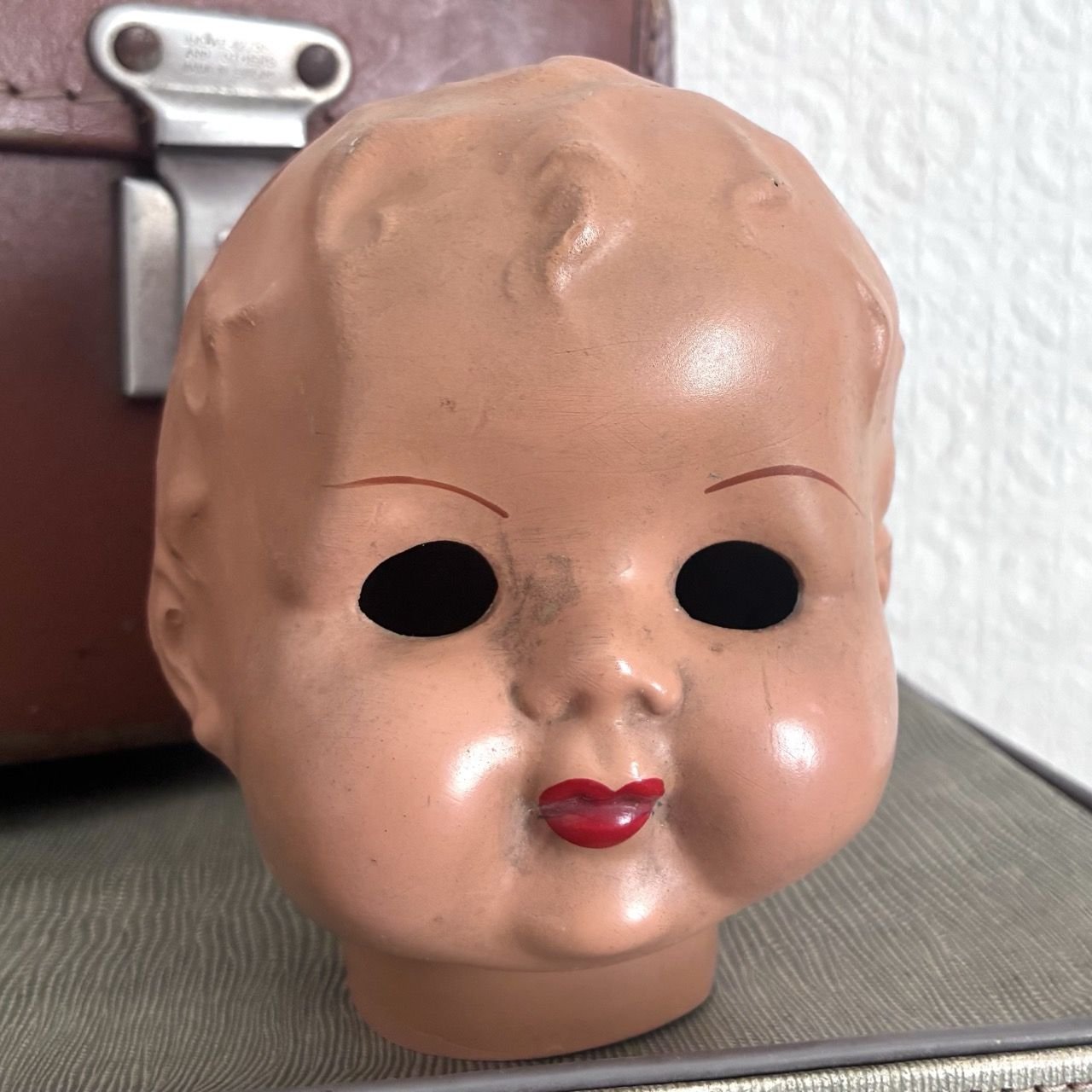 Vintage Composition Baby Dolls Heads Creepy Halloween - Choose Item - Image 10