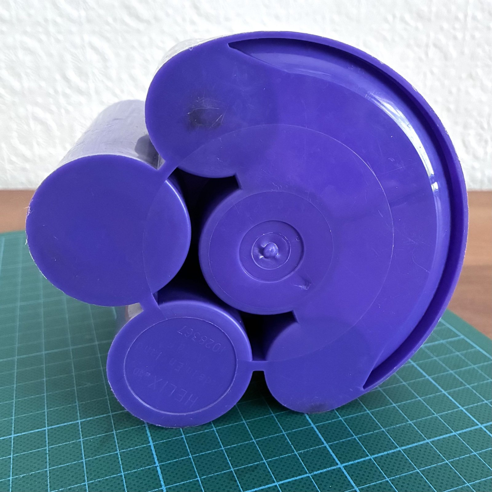 Vintage Helix R40 Desk Pal Organizer Purple 70s 80s - Image 3