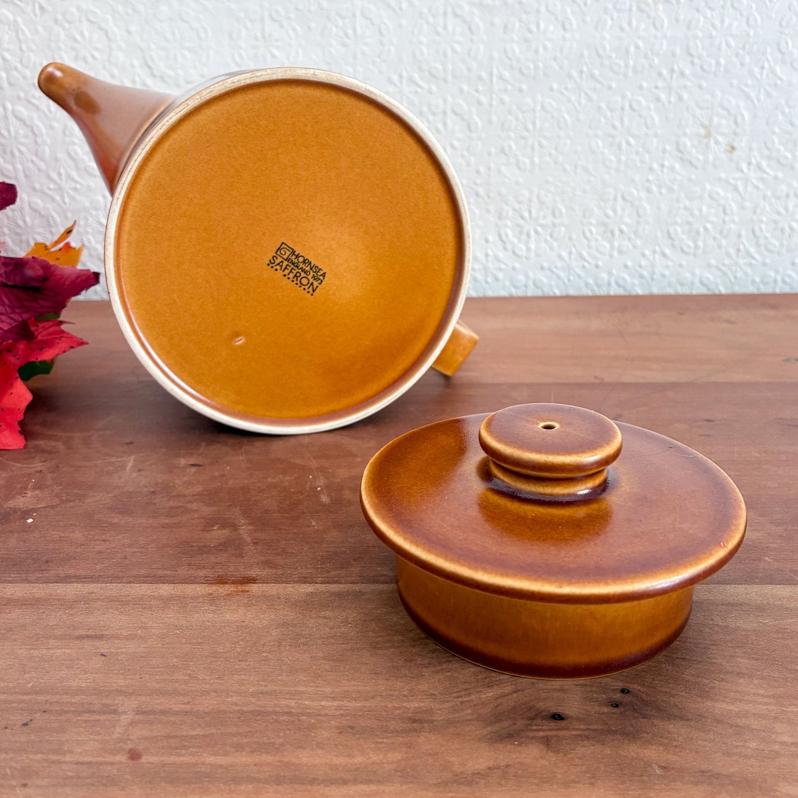 Vintage Hornsea Pottery Saffron Teapot 1970s - Image 6
