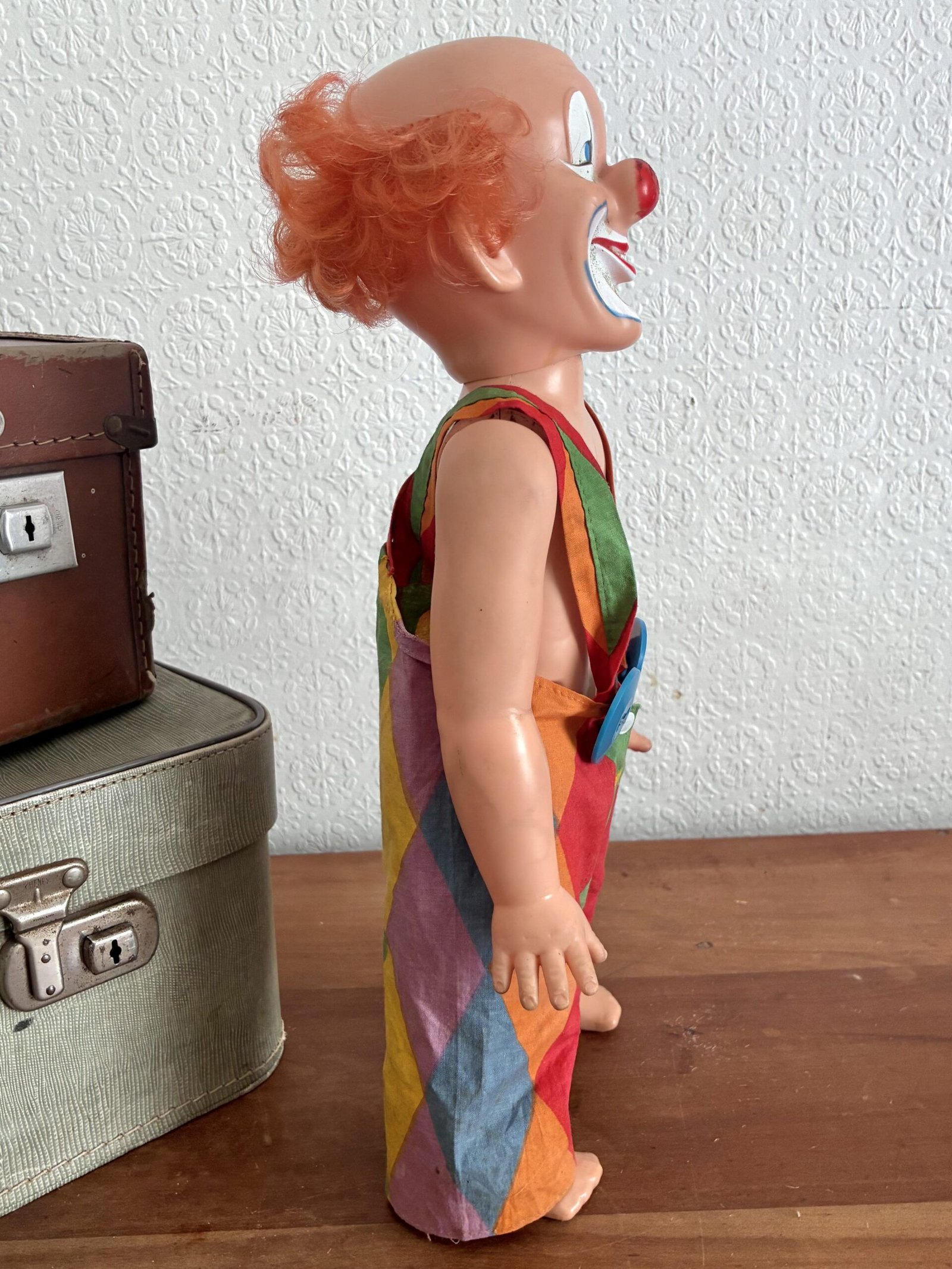 Vintage Palitoy Tippy Tumbles Clown Doll Collectable Creepy 1960s - Image 6