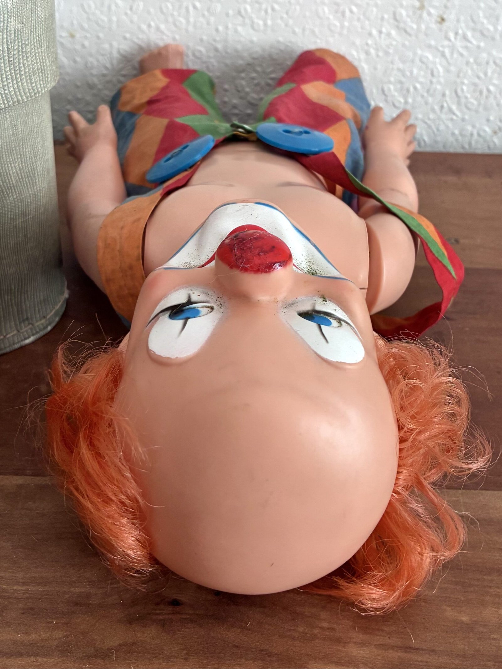 Vintage Palitoy Tippy Tumbles Clown Doll Collectable Creepy 1960s - Image 7