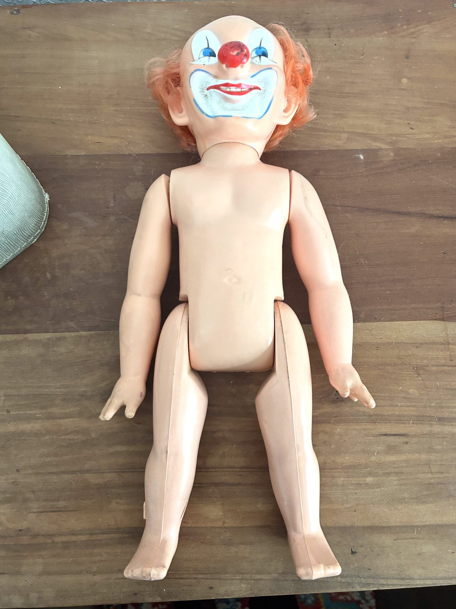 Vintage Palitoy Tippy Tumbles Clown Doll Collectable Creepy 1960s - Image 9