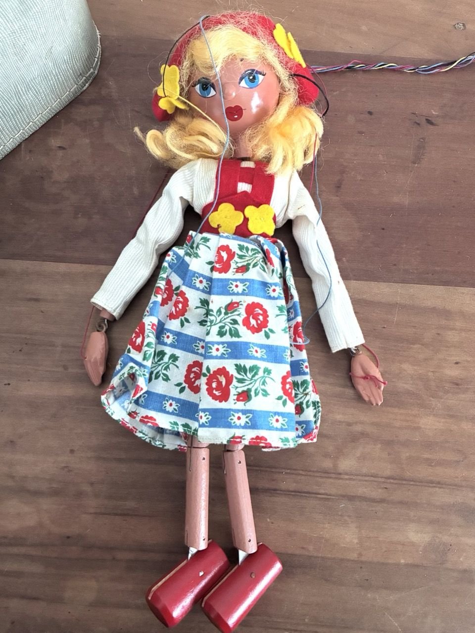 Vintage Pelham Puppet Tyrolean Girl Mitzi Boxed 1950s - Image 3