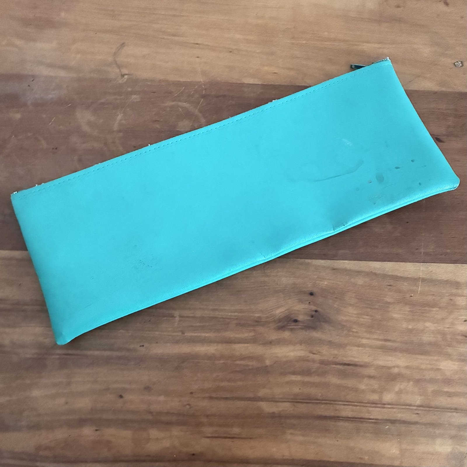 Vintage WH Smith Large Green Pencil Case School Supplies Print 1980s - Image 3