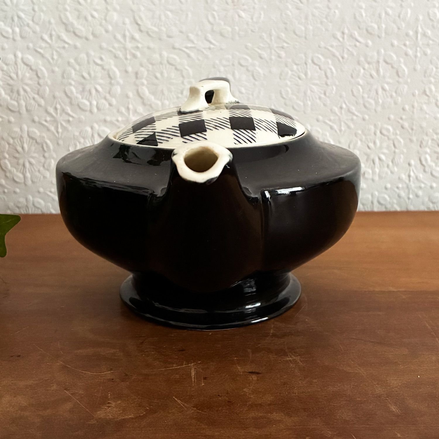 Vintage Myott Pottery Checkers Ceramic Tableware 1950s - Image 3
