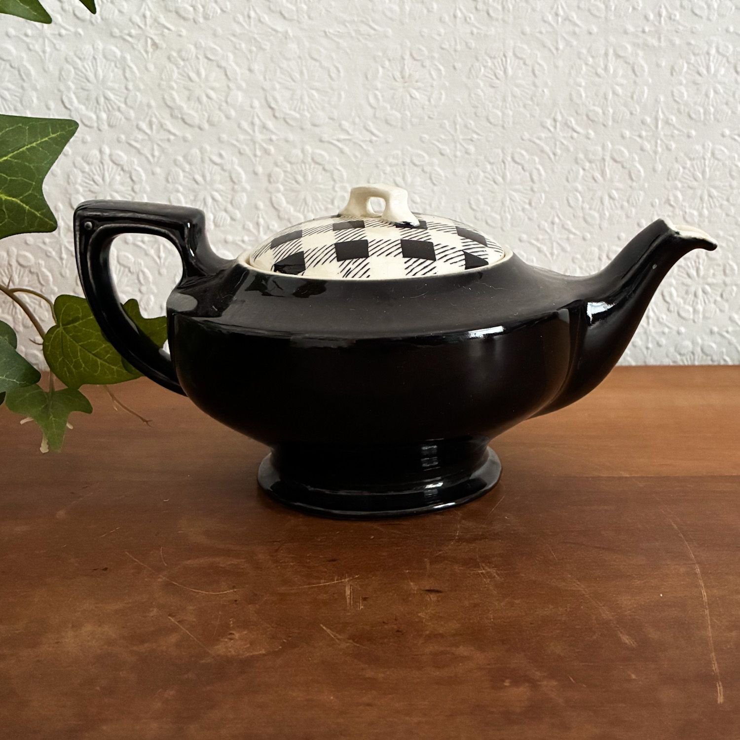 Vintage Myott Pottery Checkers Ceramic Tableware 1950s - Image 2
