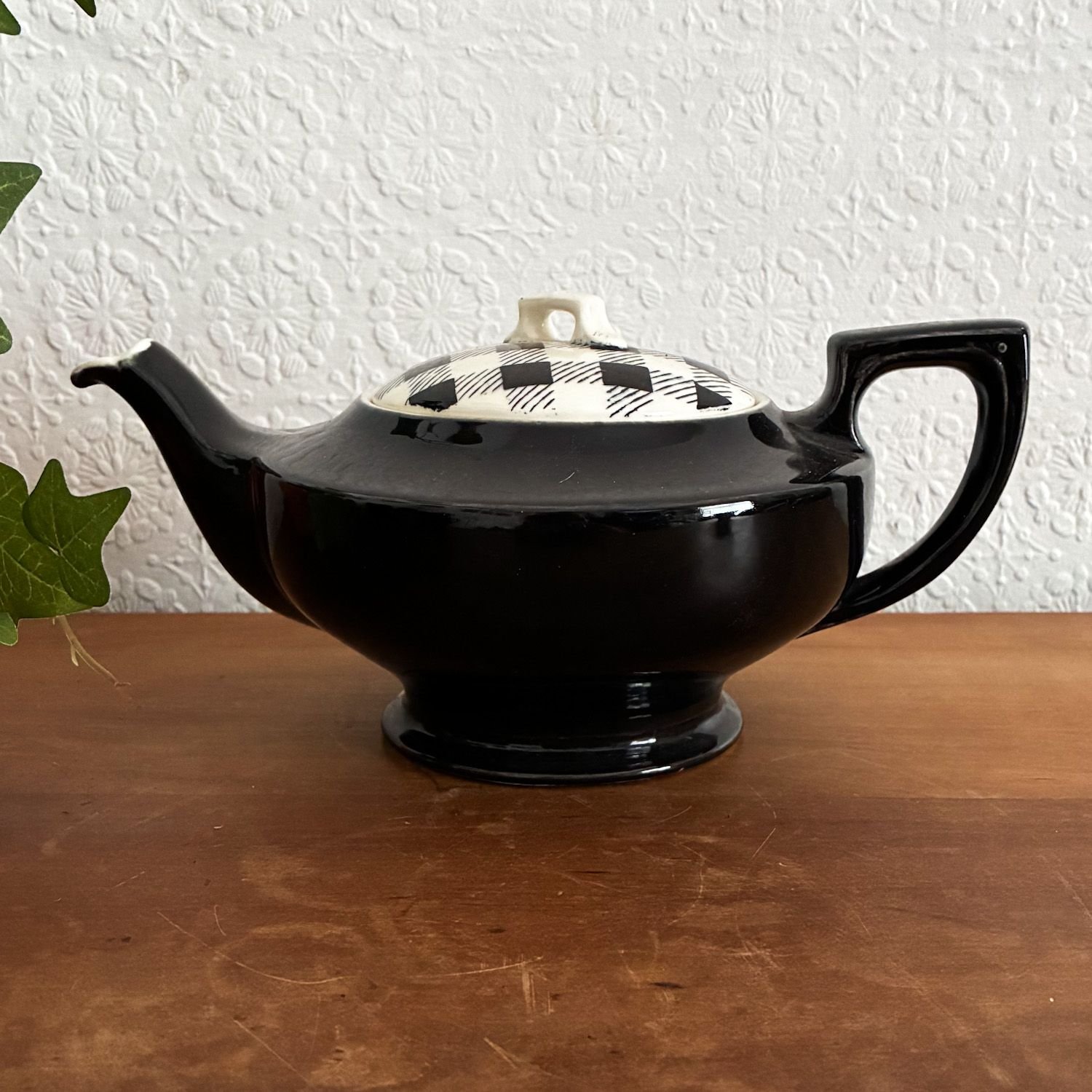 Vintage Myott Pottery Checkers Ceramic Tableware 1950s - Image 4