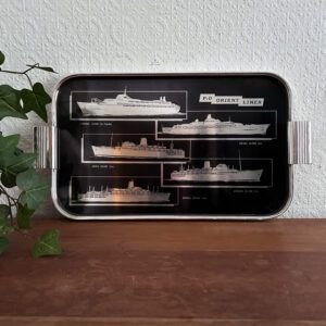 Vintage P&O Orient Lines Ocean Liner Serving Tray 1960s Image